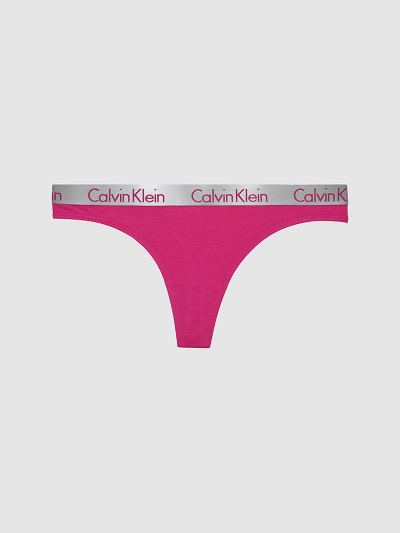 Calvin Klein Underwear HU114597 | Calvin Klein Radiant Cotton Női Tanga Rózsaszín